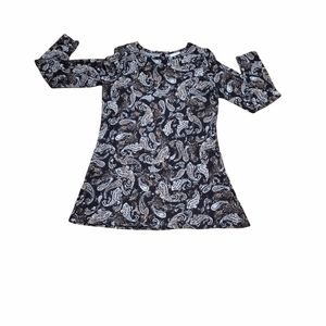 JJill  Paisley Long Sleeve Dress